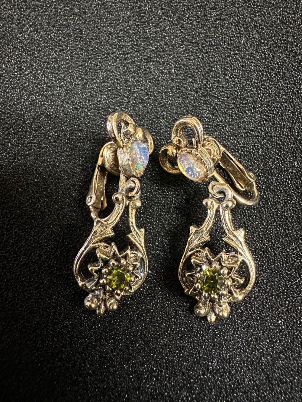 Vintage Sarah Coventry “Contessa” Clip-On Filigree Victorian Revival Earrings